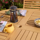 Ashdown Folding 6 Seat Round Dining Set With Cushions