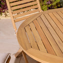 Ashdown Folding 8 Seat Oval Dining Set With Cushions