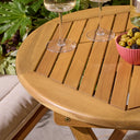 Ashdown Folding Bistro Set With Cushions