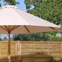 Ashdown Wooden Parasol - 2.7m