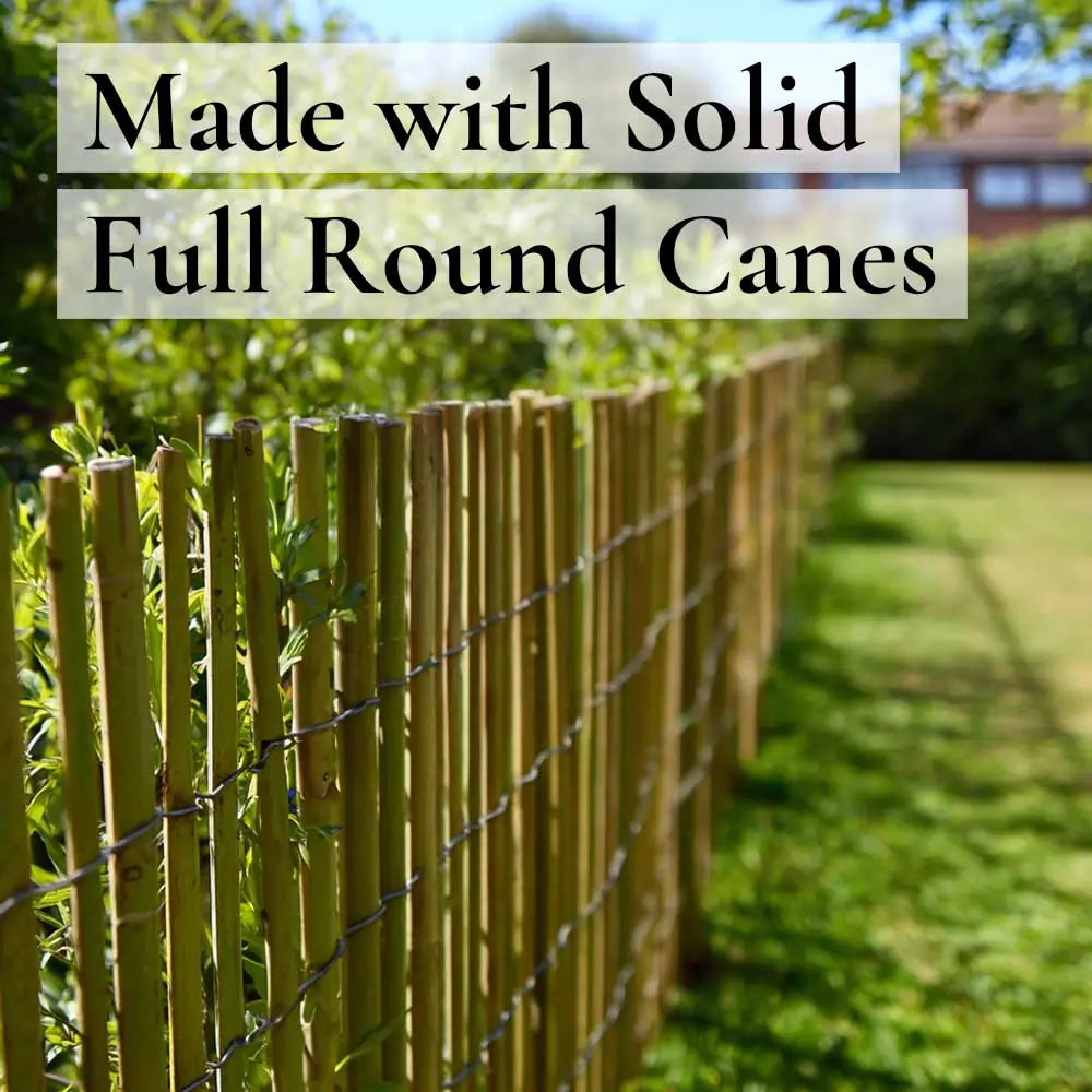 Willow Garden Privacy Fence Roll – 4m X 1.6m Rustic Natural Screening For Outdoor Decor & Shade