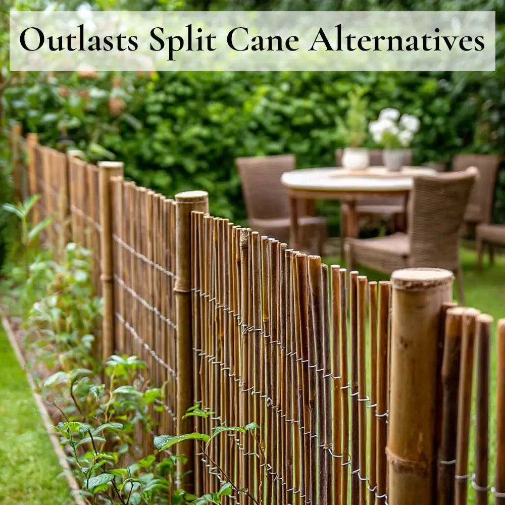 Premium Bamboo Cane Fencing Screening Rolls