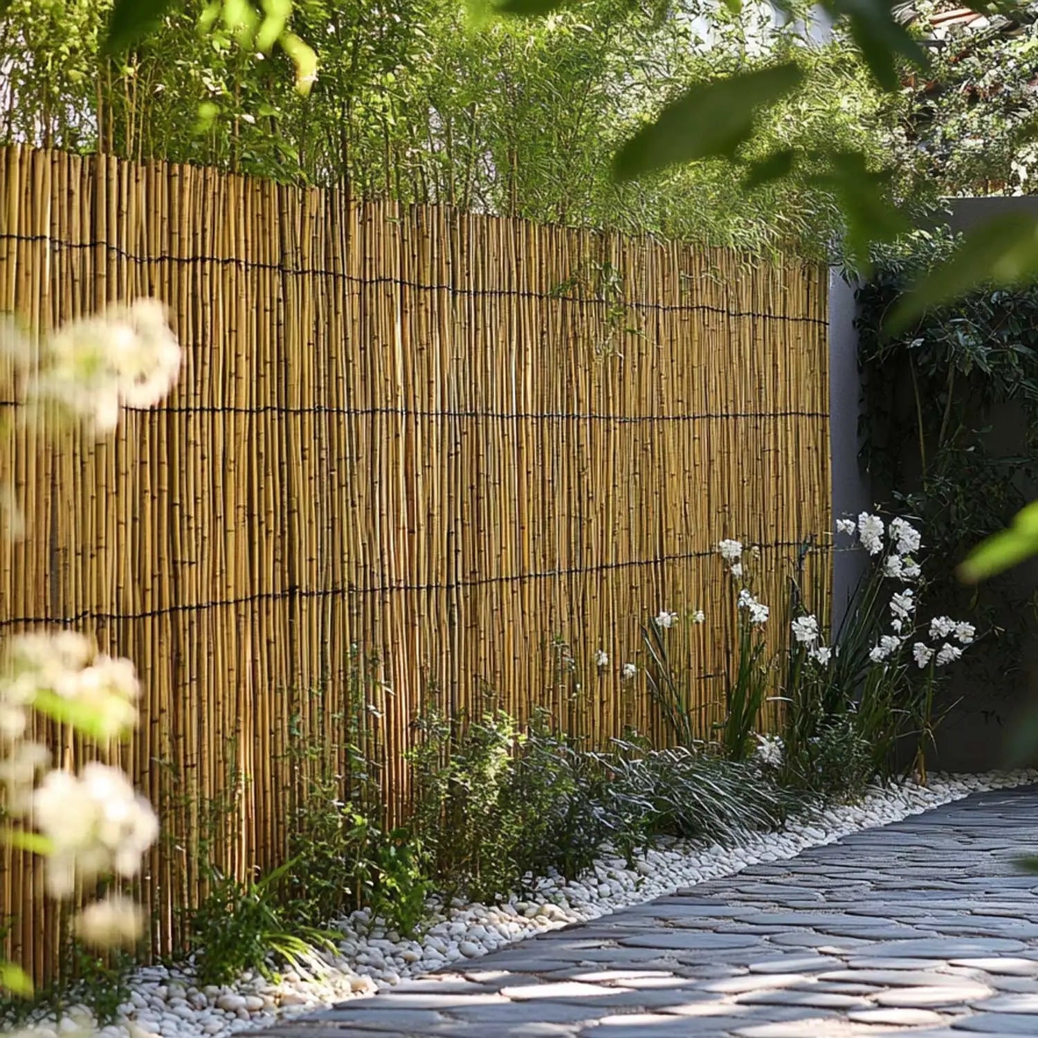 Premium Bamboo Slat Fencing Screening Rolls