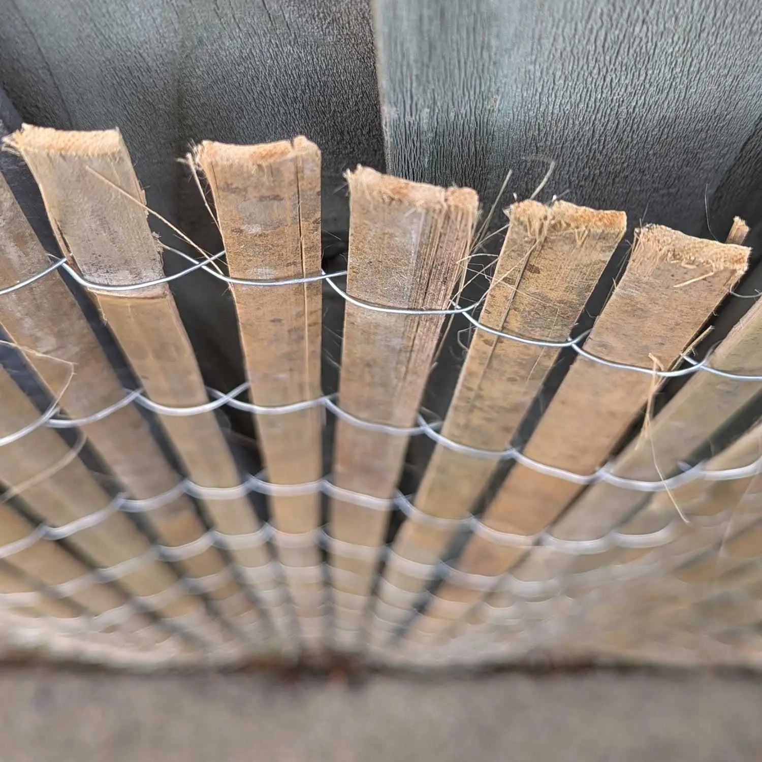 bamboo slat closeup