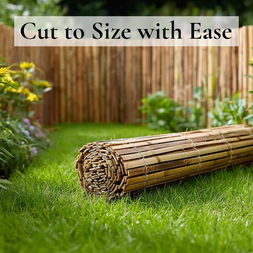 Bamboo Slat Fencing Screening Rolls