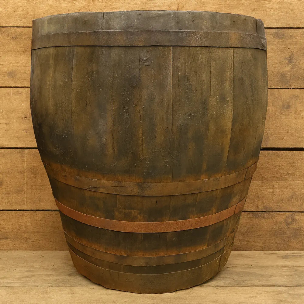 90cm Giant Rustic 3/4 Barrel Oak Tree Planter