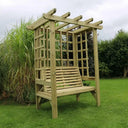 beatrice arbour seater wooden garden furniture