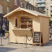 Bertilo Tongue & Groove Market Stall / Kiosk 8x6