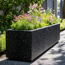 Zinc Galvanised Stone Effect Trough Planter