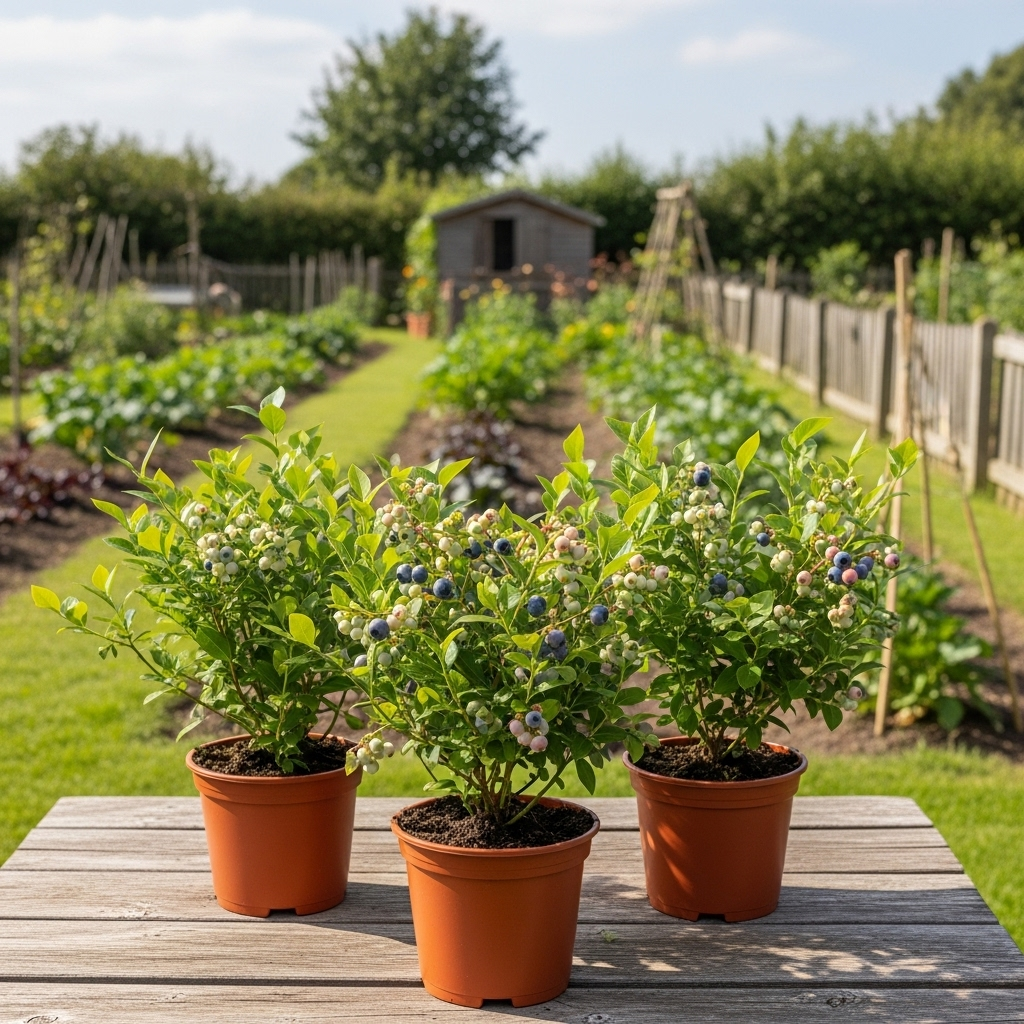 All Season Blueberry Plants Collection - 3 Plants in 2L Pots