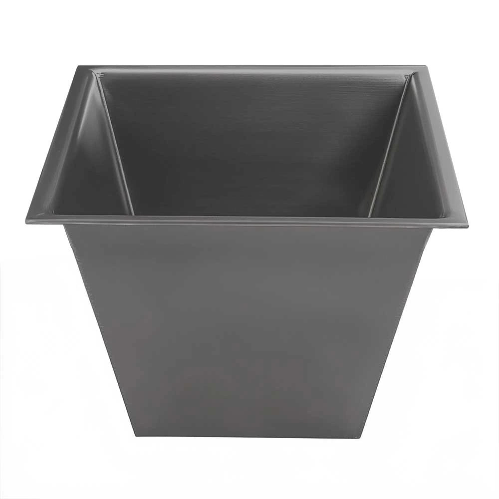 40cm Zinc Galvanised Matte Grey Insert