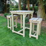 butcher bar set wooden furniture