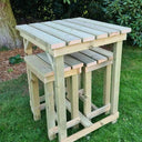 butcher bar set wooden furniture