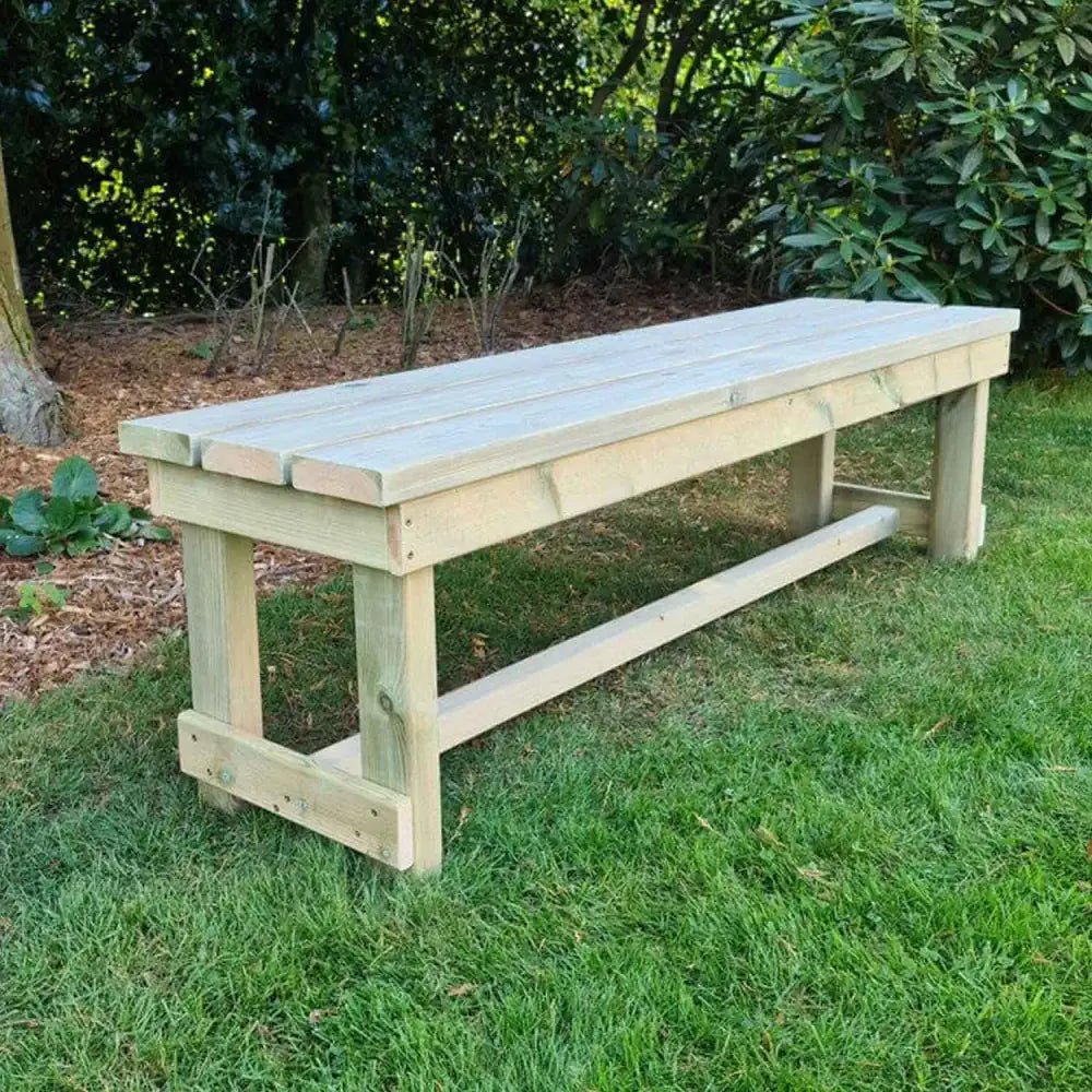 Two Seater Redwood Butchers Bench