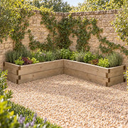 Caledonian Corner Raised Bed #Without base