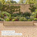 Caledonian Trough Raised Bed #180cm(L) x 45(W) x 42(H)