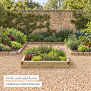 Caledonian Compact Raised Bed #90cm(L) x 90(W) x 14(H)