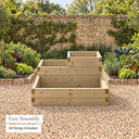 Caledonian Tiered Raised Bed #90cm(L) x 90(W) x 56(H)
