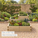 Caledonian Tiered Raised Bed #90cm(L) x 90(W) x 56(H)