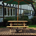 Wooden Picnic Bench by Woven Wood