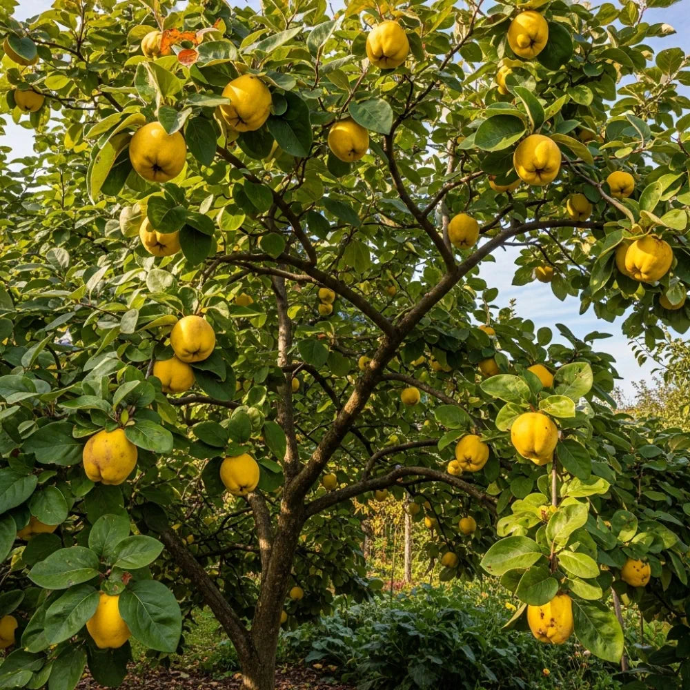 Quince Tree Roots 5ft 'Champion' Quince Tree | Bare Root | 2 Years Old – Woven Wood