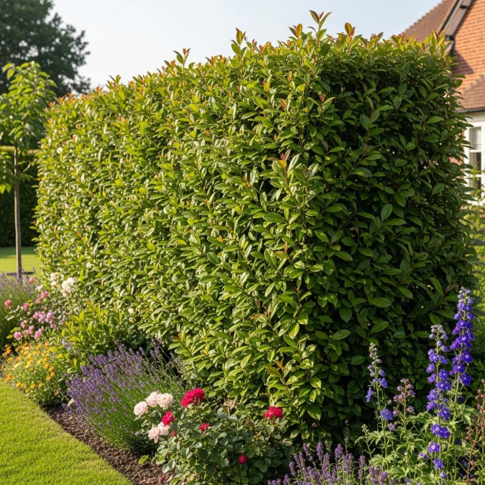 3ft Cherry Laurel Hedging | Prunus laurocerasus 'Rotundifolia' | 3L Pot