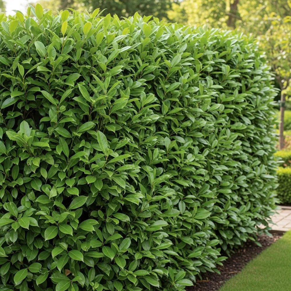 30-45cm Cherry Laurel Hedging | Prunus laurocerasus 'Rotundifolia' | Bare Root
