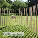 Chestnut Heavy Duty Paling Fence Roll with Steel Wire