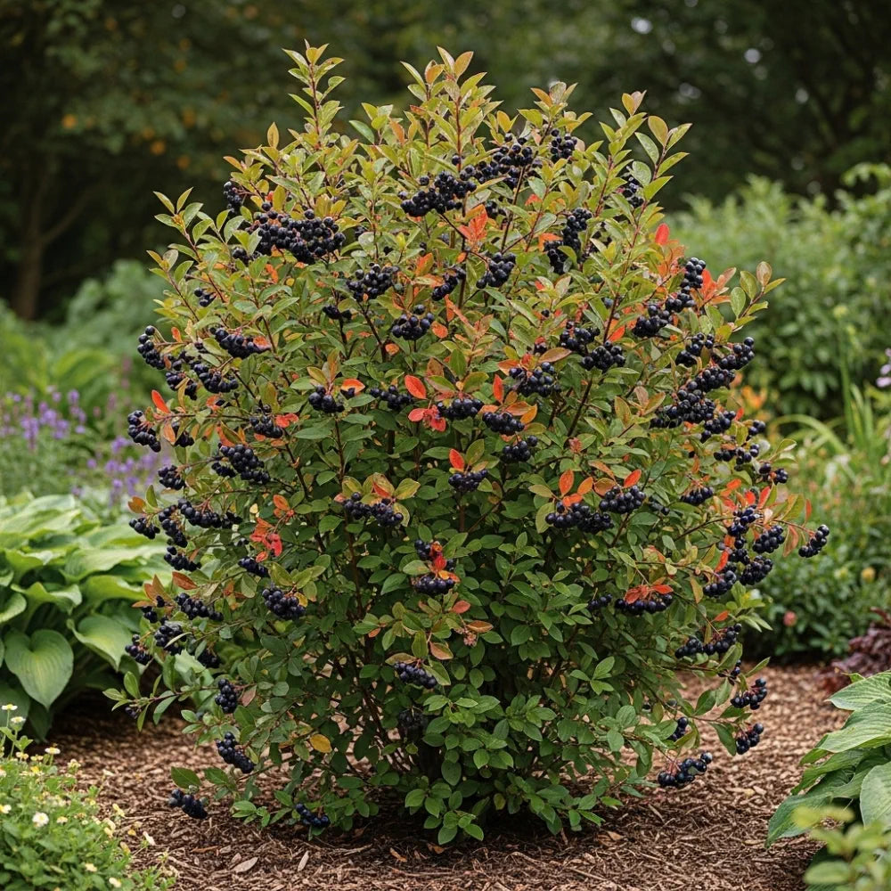 3-viking-chokeberry-plants-aronia-x-prunifolia-3l-pots-woven-wood
