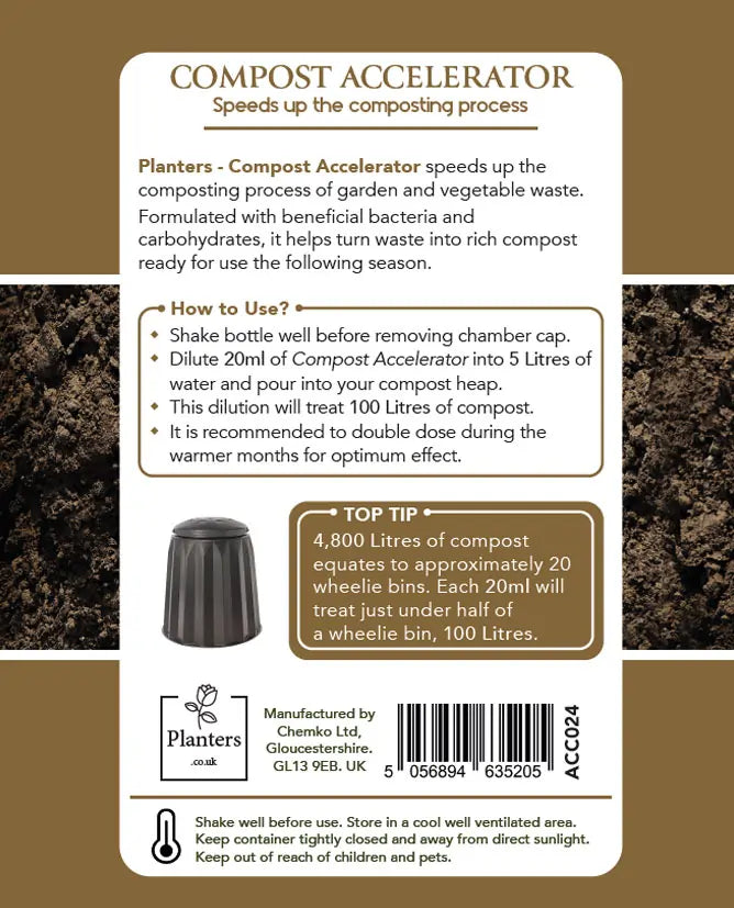 Compost Accelerator - 500ml – Woven Wood