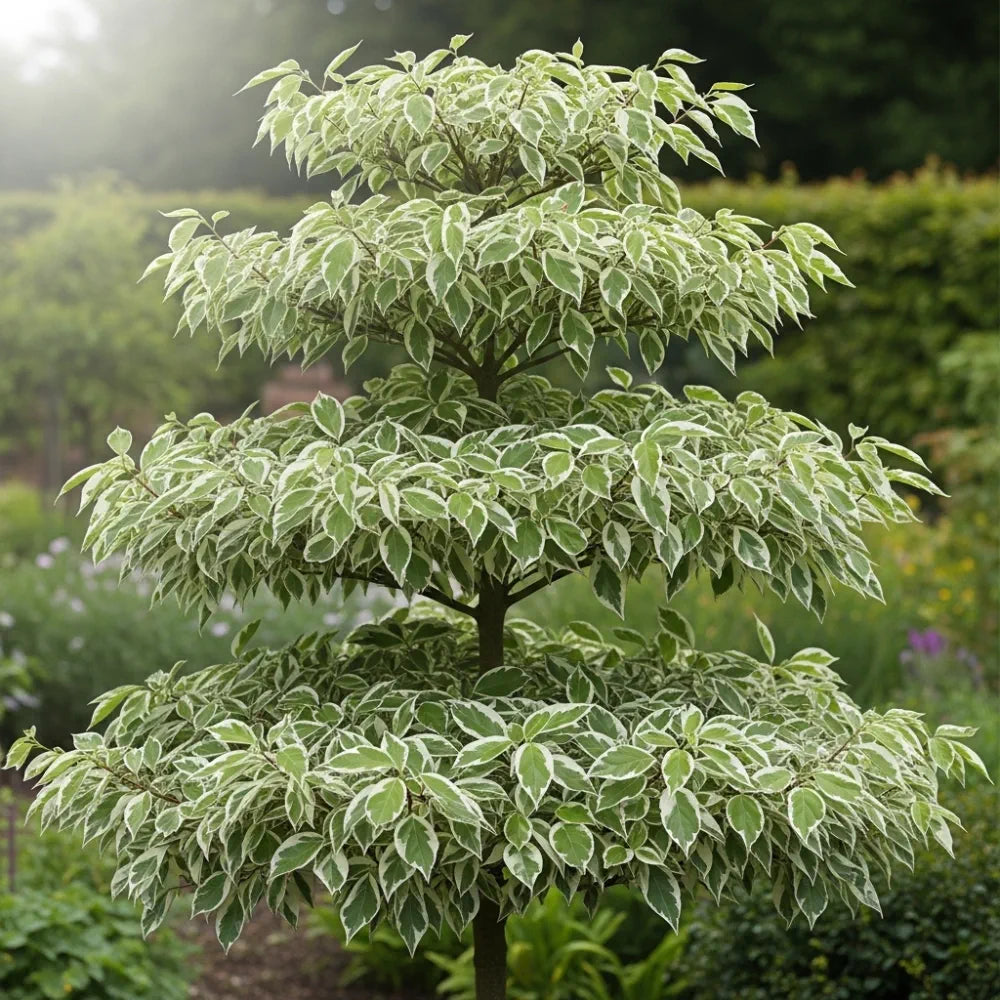4ft Wedding Cake Tree | Cornus contraversa 'Variegata' | 4.5L Pot