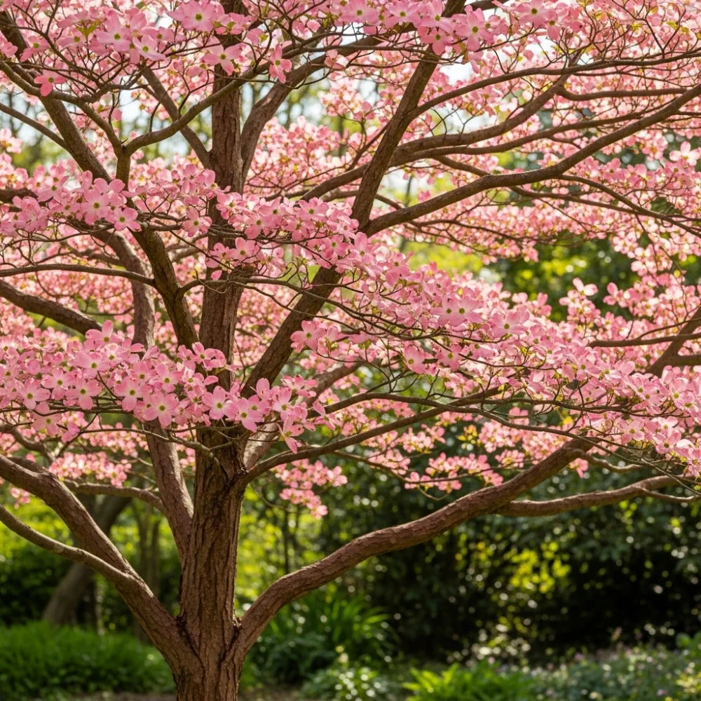4ft Pink Flowering Dogwood Tree | Cornus florida 'Rubra' | 4.5L Pot