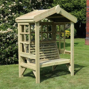 cottage arbour trellis seater wooden furniture