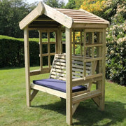 cottage arbour trellis seater wooden furniture with cushion optional extra