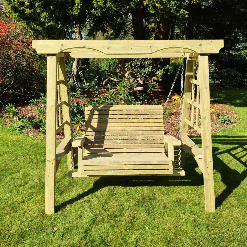 Two Seater Cottage Swing with Trellis