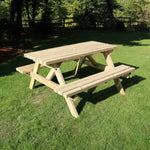 deluxe picnic table wooden furniture