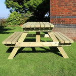 deluxe picnic table wooden furniture
