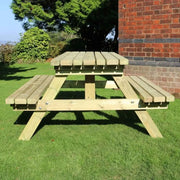 deluxe picnic table wooden furniture