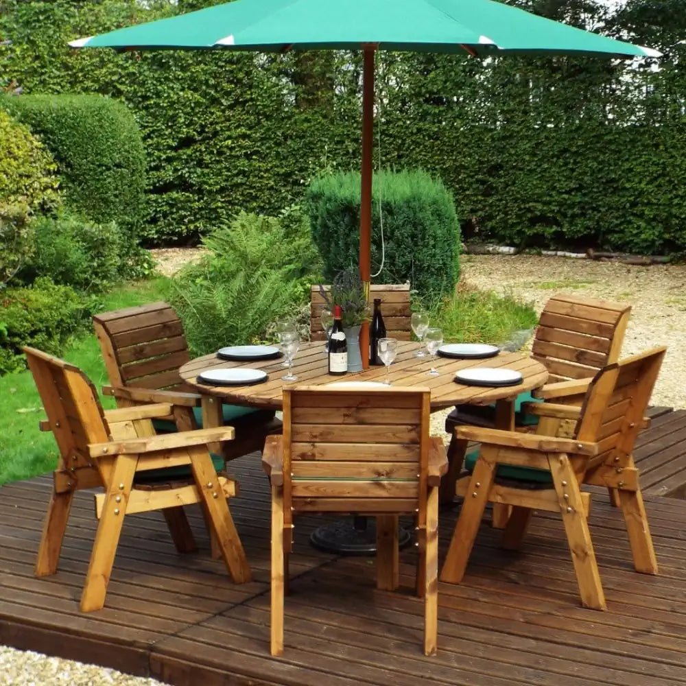 Host unforgettable dinner parties with a spacious Patio Dining Set crafted from durable Teak Garden Furniture.