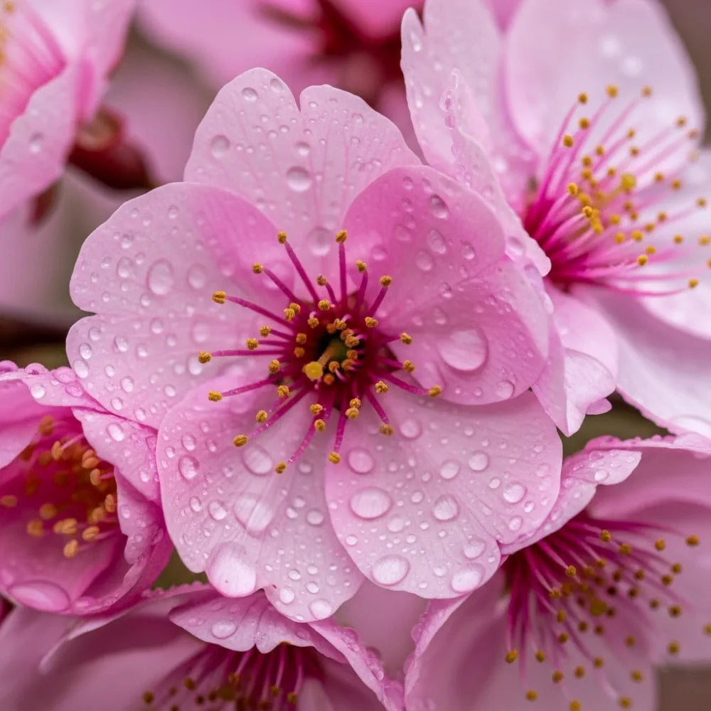 5ft Early Flowering Cherry Blossom Tree | Prunus persicoides 'Spring Glow' | 9L Pot | 2 Years Old