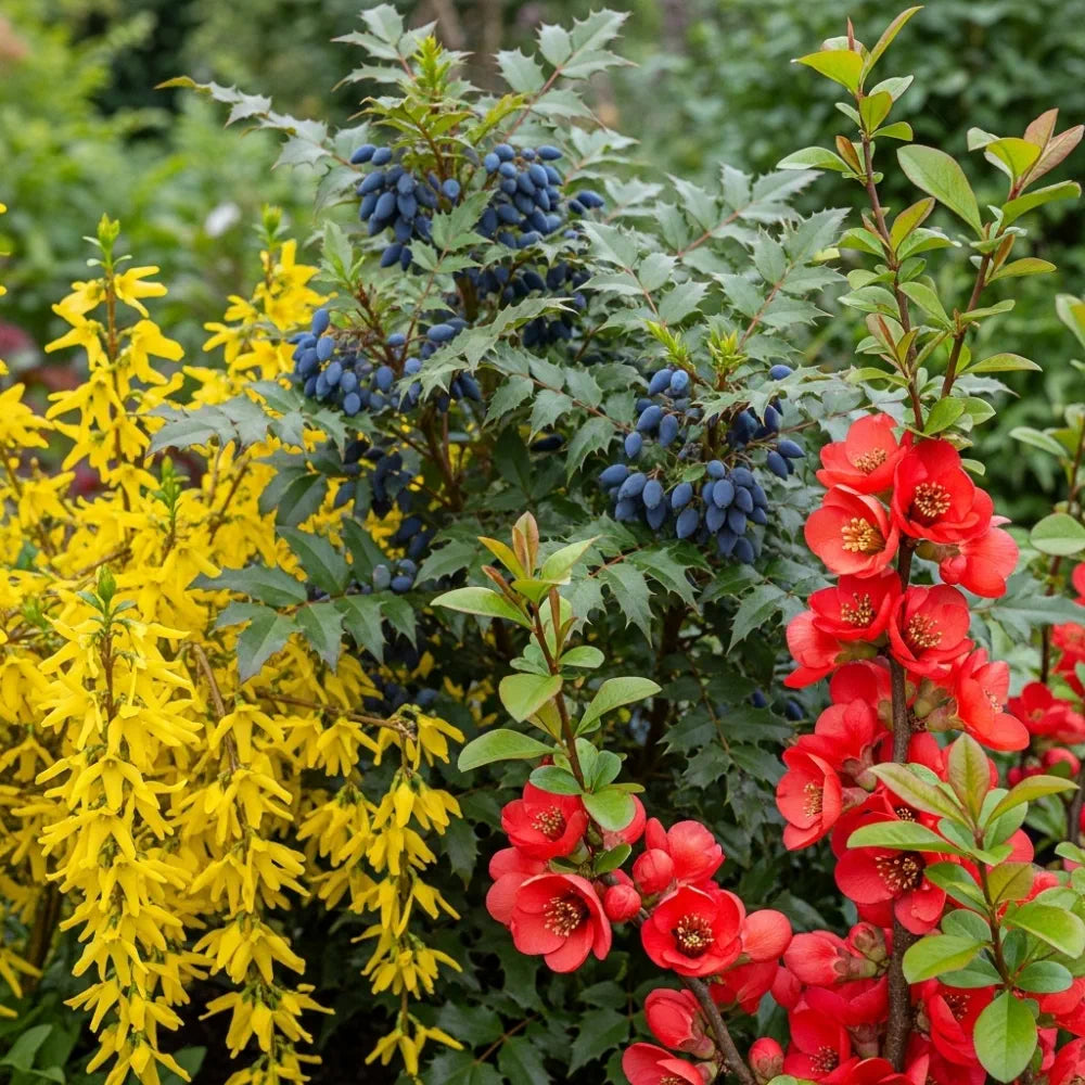 15 Early Spring Flowering Shrub Collection