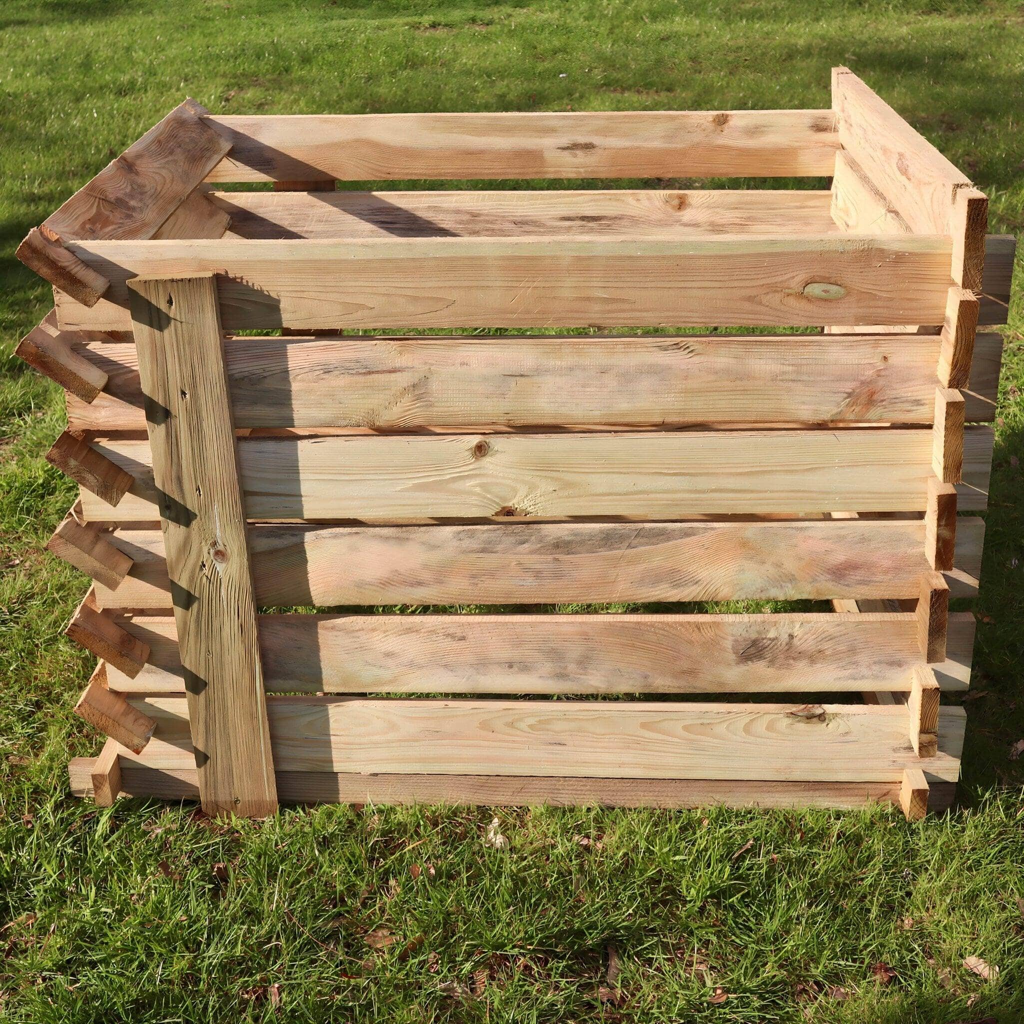 449 Litre Easy Fill Wooden Compost Bin by Woven Wood™