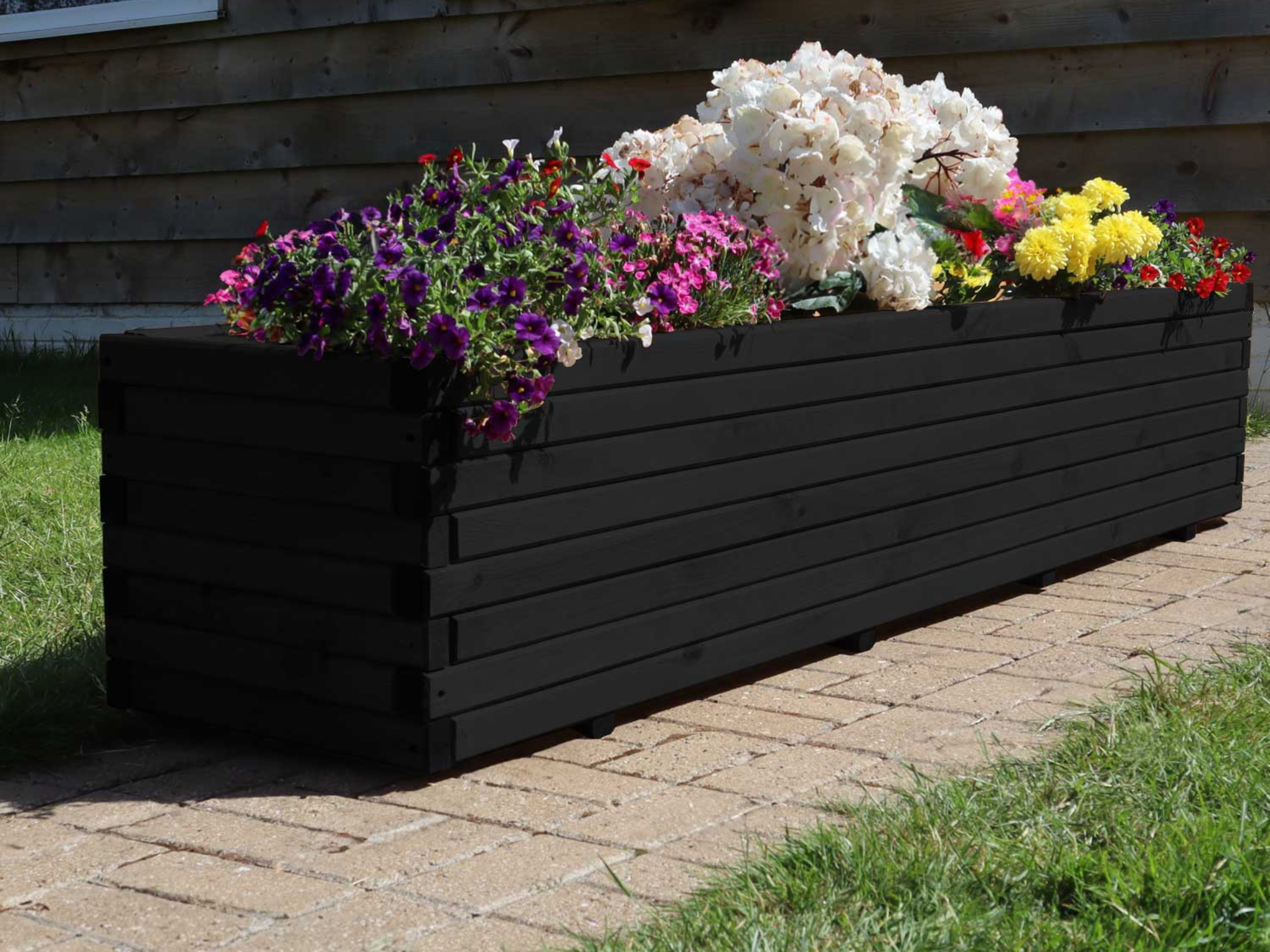Large Planter Rows Large Garden Planter Boxes Yitahome | 3.6x1.5x5FT Large Outdoor Resin