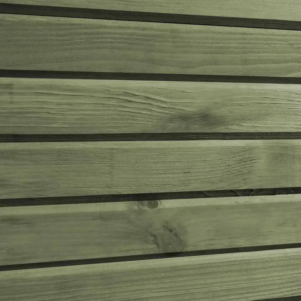Extra-large wooden trough planters in rustic green add a touch of natural beauty and functionality to any garden.