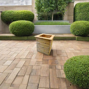 extra large wooden tree planters available woven wood