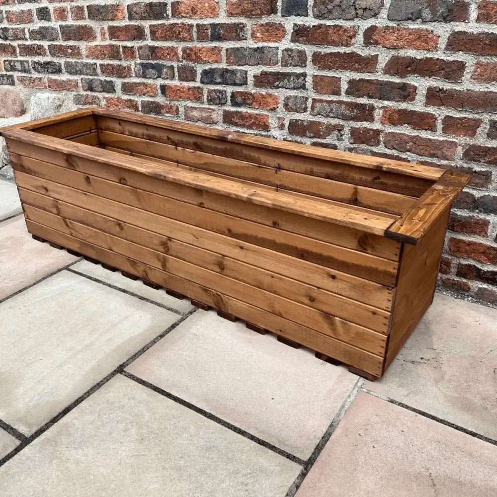 Natural Plant Pots for gardens by Woven Wood