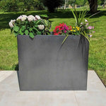extra tall planters textured planters galvanised planters woven wood