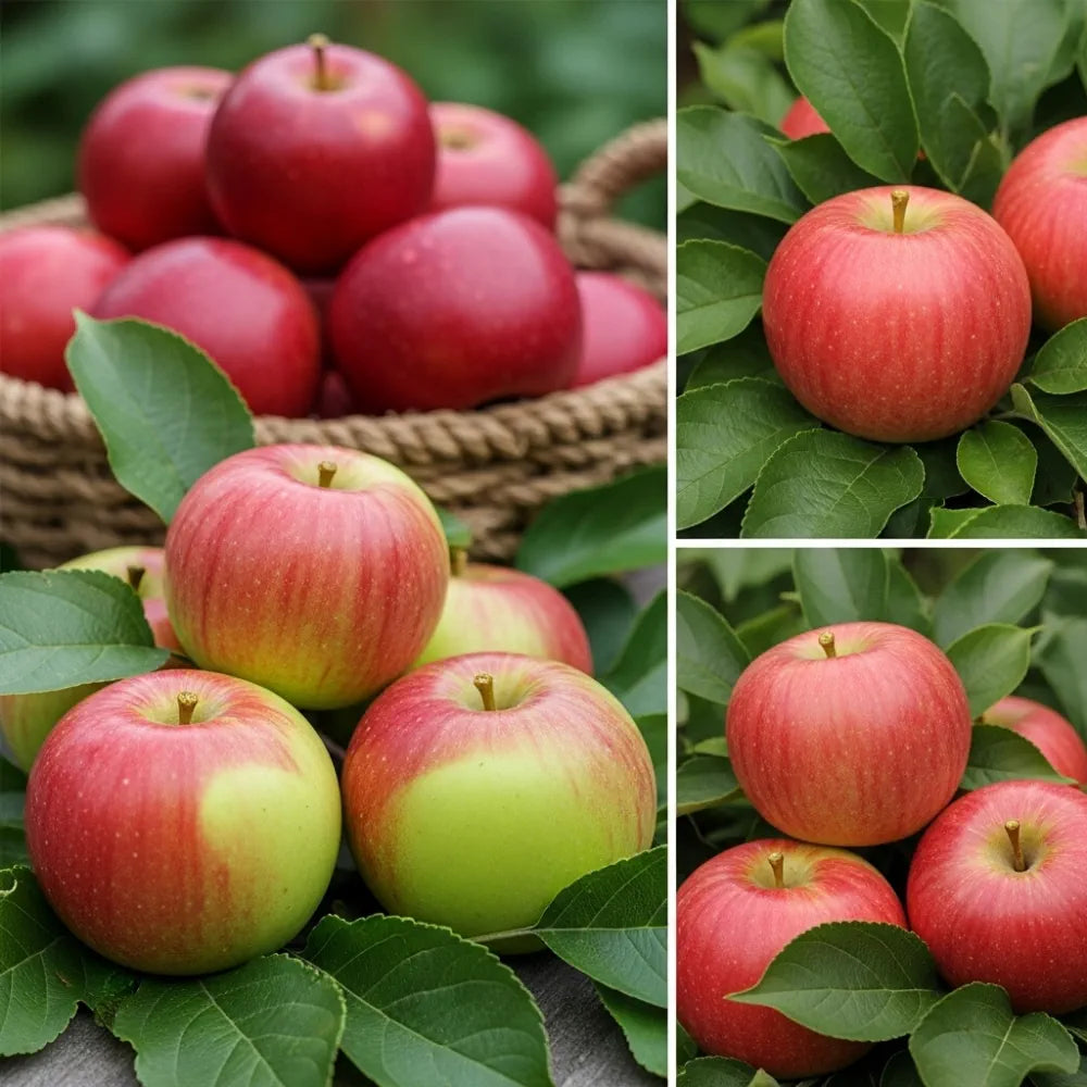 'Bountiful', 'Braeburn Hillwell' & 'Lord Lambourne' (Bare Root) Trio Tree