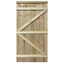 Featheredge Square Top Wooden Gate