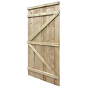 Featheredge Square Top Wooden Gate